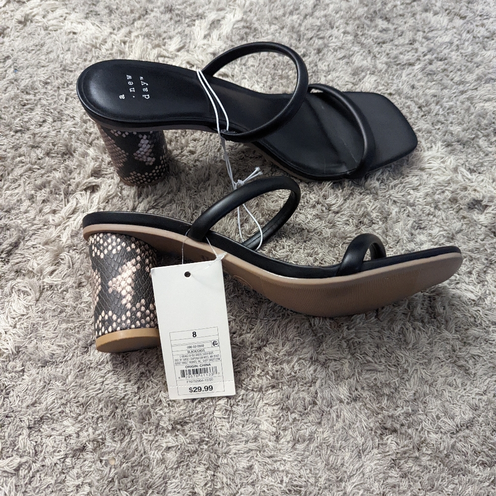 A New Day Black Cass Heels